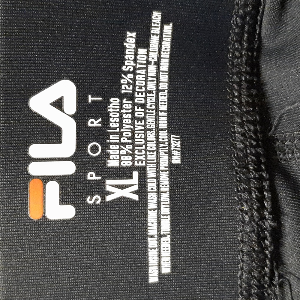 NEW FILA SPANDEX ATHLETIC SHORTS SIZE XL BLUE - Picture 8 of 11